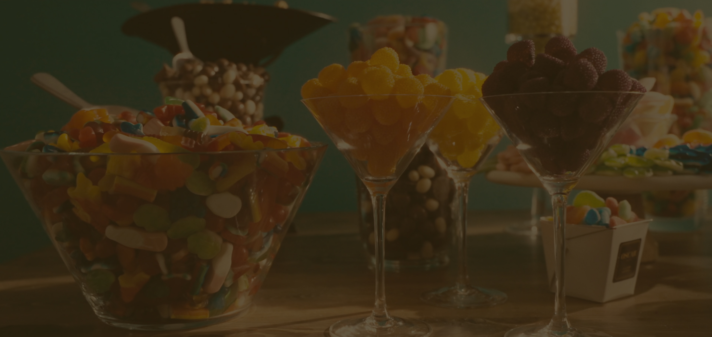 Bonbons dans un bocal